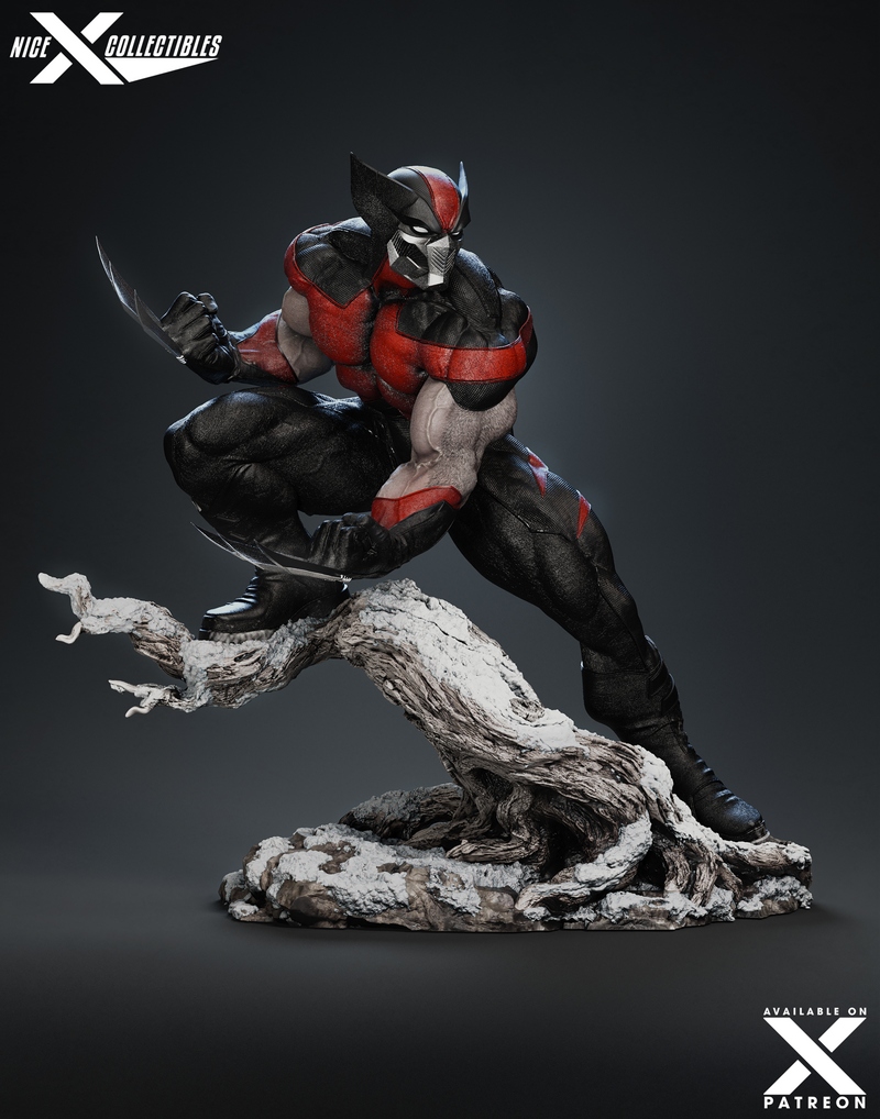 Nice X Collectibles - 万磁王 3D打印模型|Nice X Collectibles – New Ultimate Wolverine – Marvel Comics – 3D Print Model