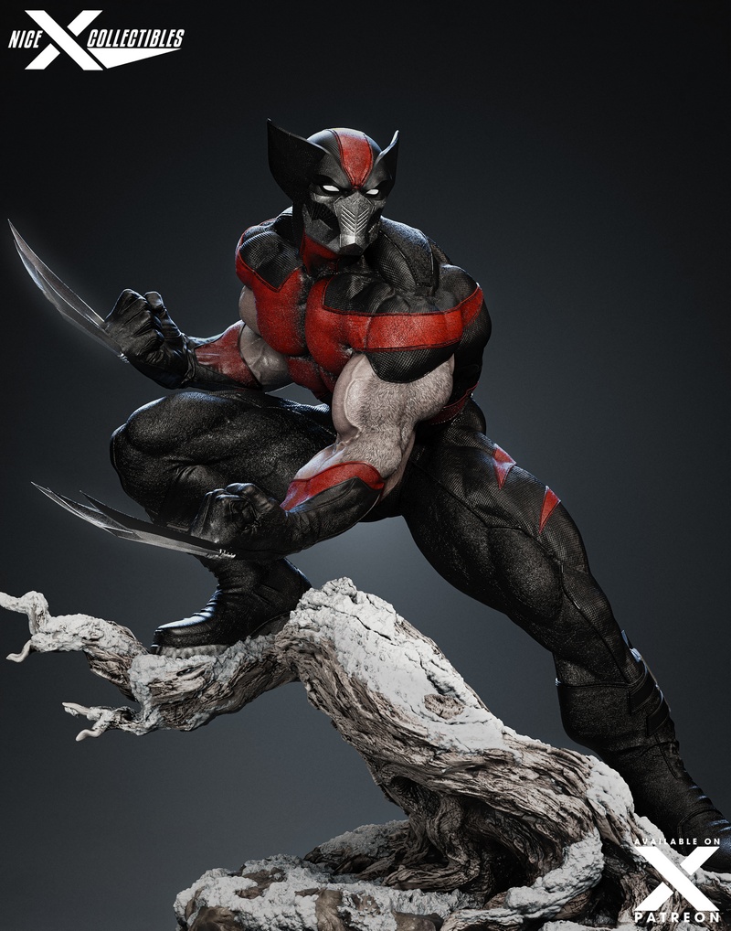 Nice X Collectibles - 万磁王 3D打印模型|Nice X Collectibles – New Ultimate Wolverine – Marvel Comics – 3D Print Model