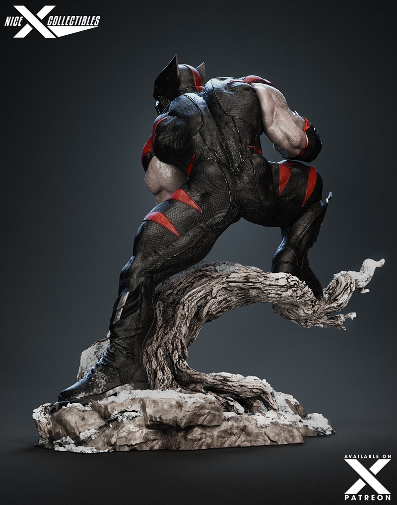 Nice X Collectibles - 万磁王 3D打印模型|Nice X Collectibles – New Ultimate Wolverine – Marvel Comics – 3D Print Model