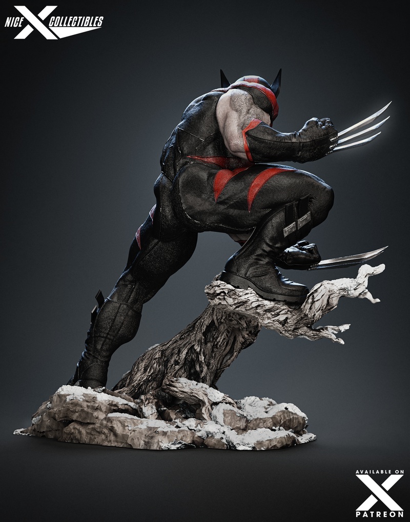 Nice X Collectibles - 万磁王 3D打印模型|Nice X Collectibles – New Ultimate Wolverine – Marvel Comics – 3D Print Model