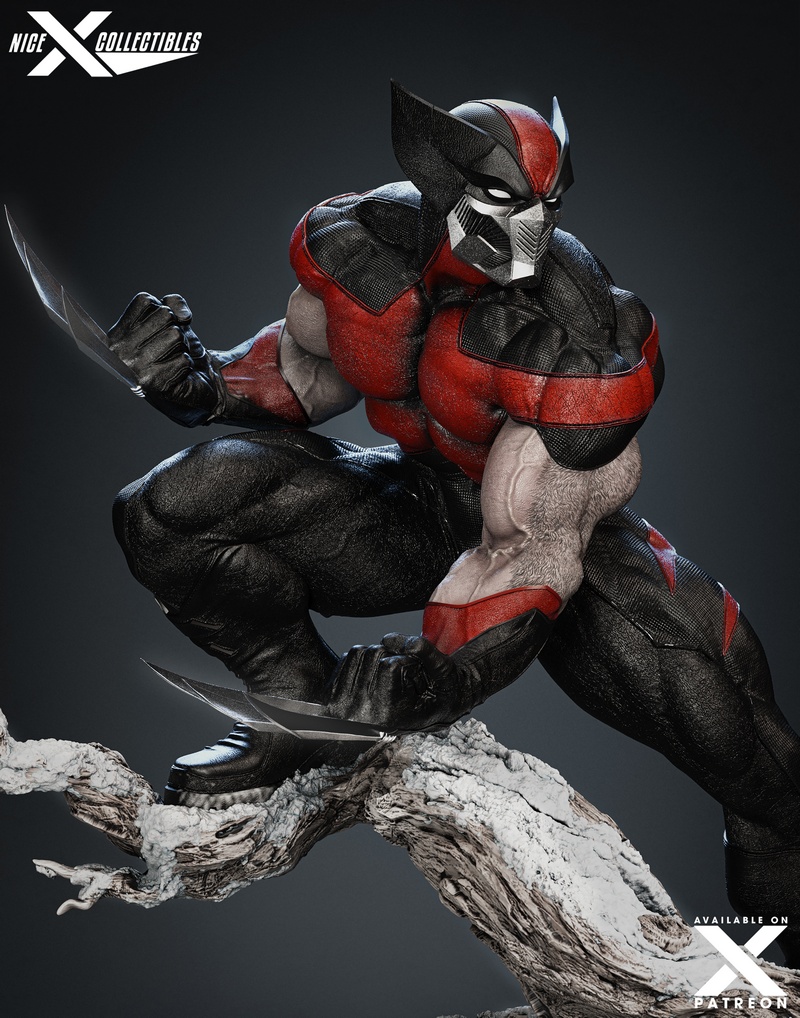 Nice X Collectibles - 万磁王 3D打印模型|Nice X Collectibles – New Ultimate Wolverine – Marvel Comics – 3D Print Model