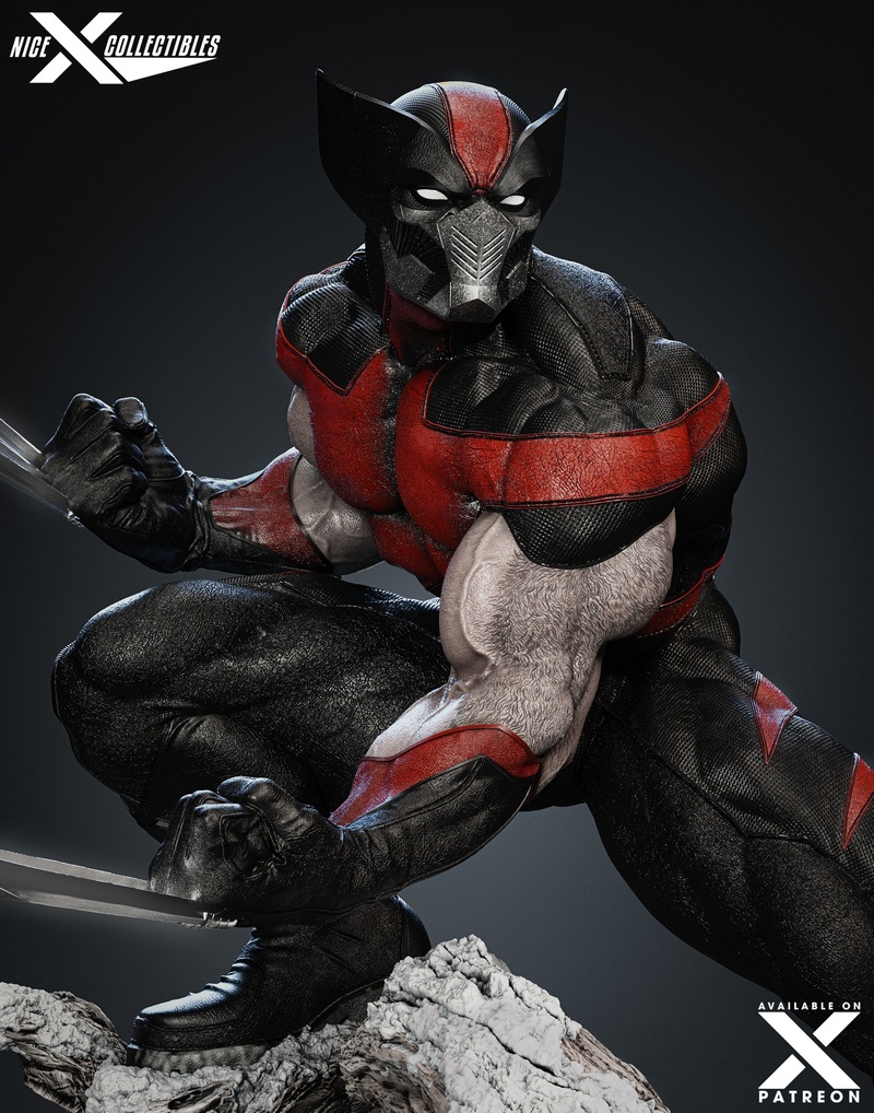 Nice X Collectibles - 万磁王 3D打印模型|Nice X Collectibles – New Ultimate Wolverine – Marvel Comics – 3D Print Model