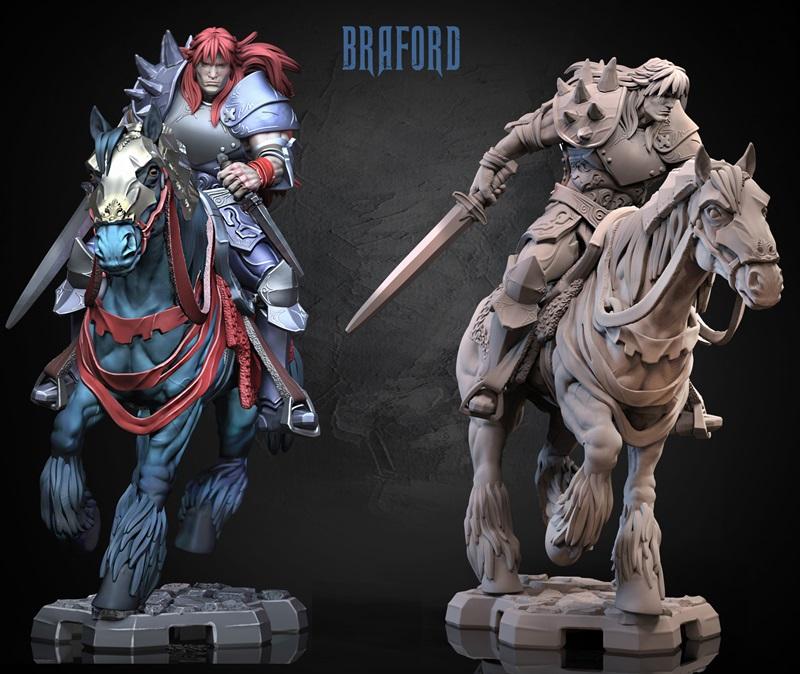 Dragun Studios - 布拉福德BOSS - 3D打印模型|Dragun Studios – Braford BOSS – 3D Print Model STL
