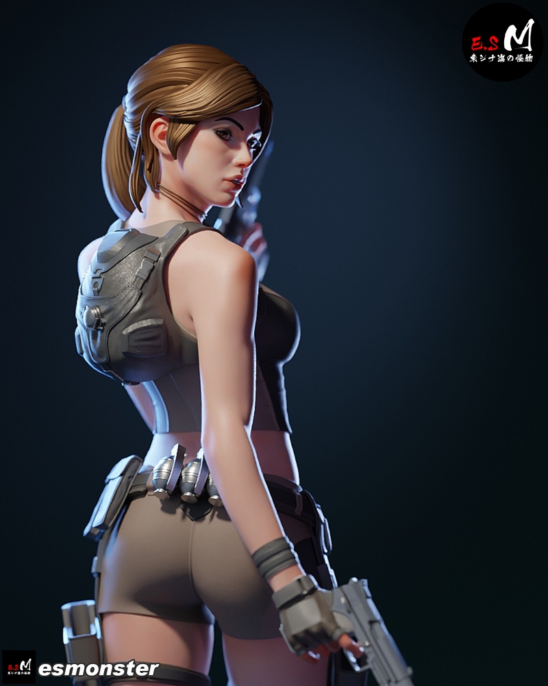 E.S Monster – Lara Croft – Tomb Raider – 3D Print Model