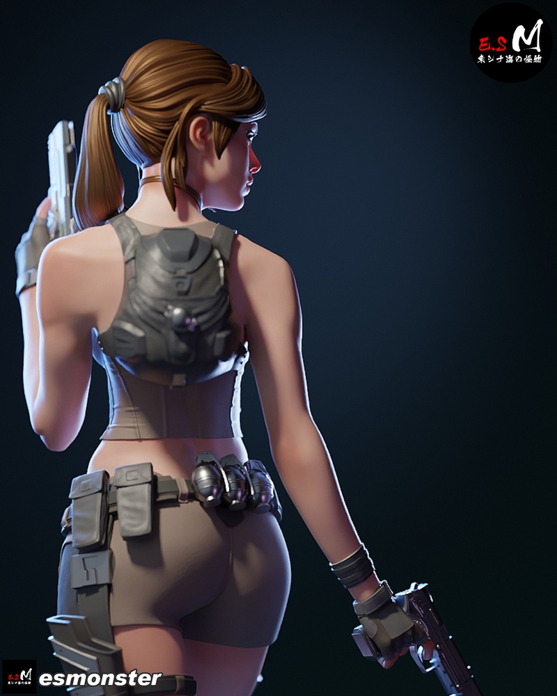E.S Monster – Lara Croft – Tomb Raider – 3D Print Model