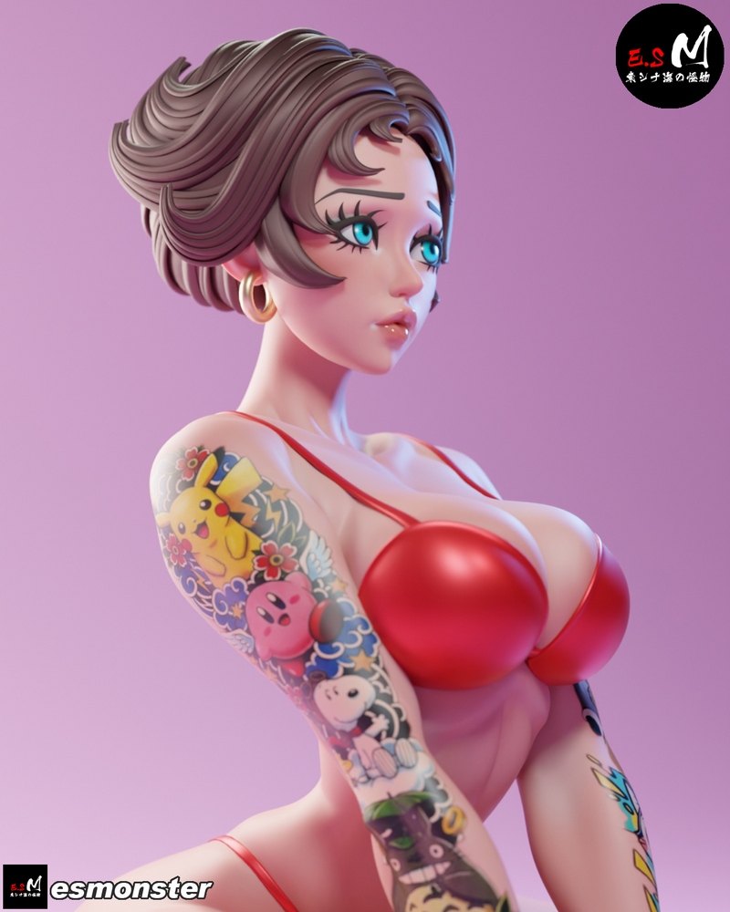E.S Monster – Betty Boop – Paramount Talkartoons – 3D Print Model