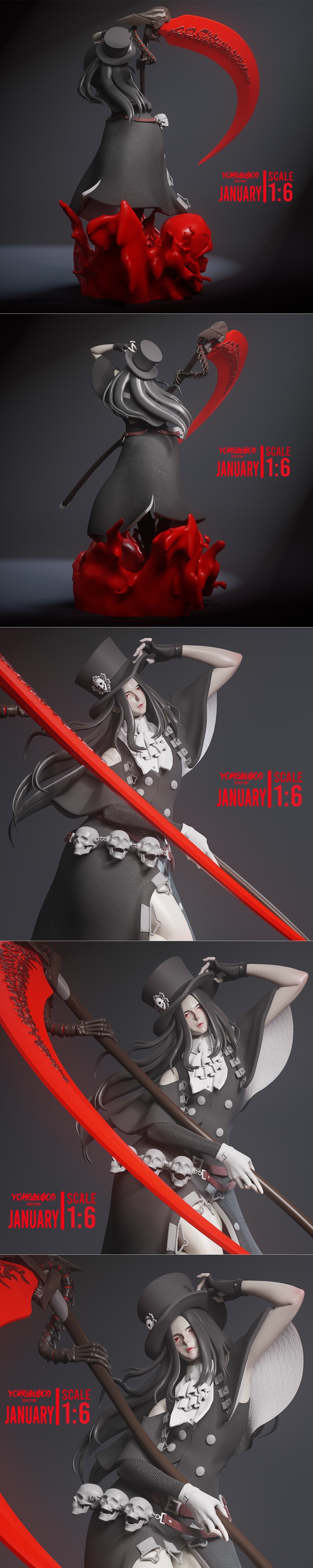 Yongblood Sculpture – Testament – 3D Print Model STL