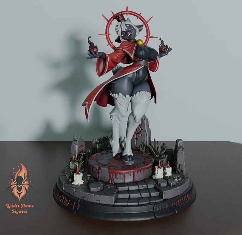 The Lamb – Cult of the Lamb Fan Art – 3D Print Model STL