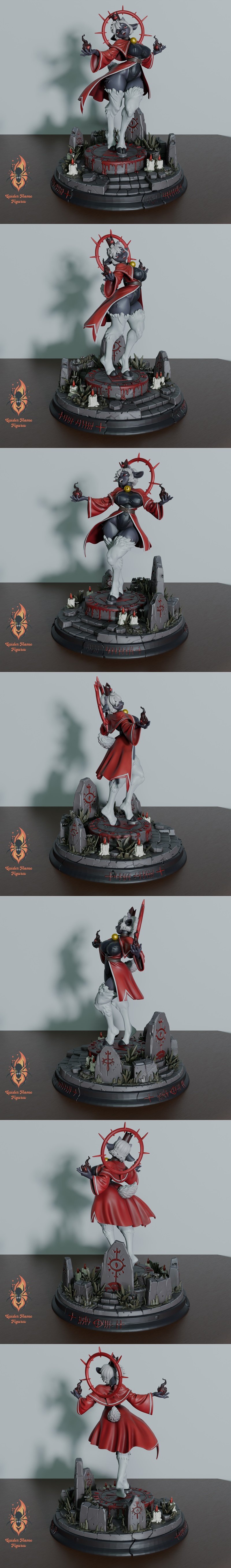 The Lamb – Cult of the Lamb Fan Art – 3D Print Model STL
