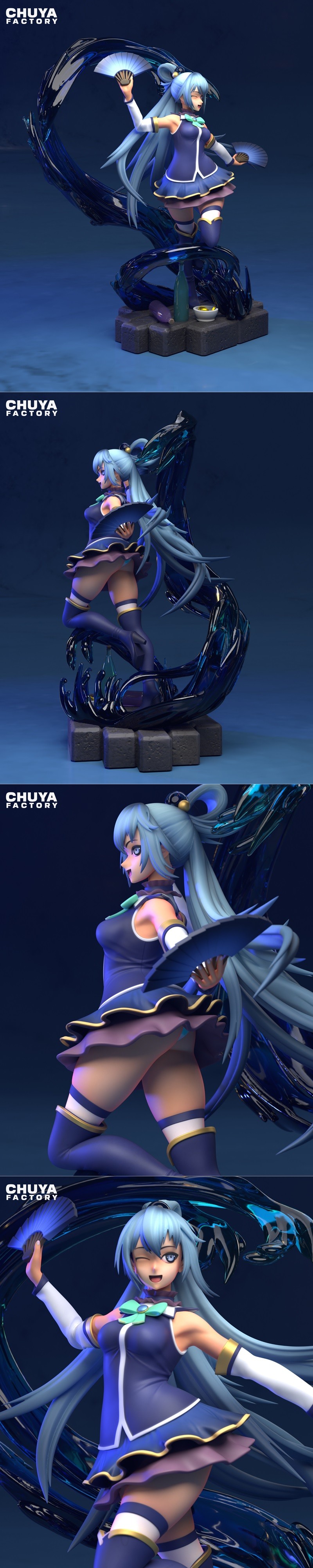Chuya Factory – Aqua – KonoSuba – 3D Print Model STL