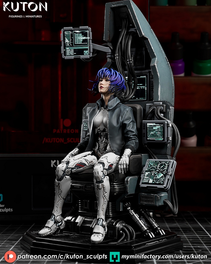 Kuton – Major – Ghost In The Shell – 3D Print Model