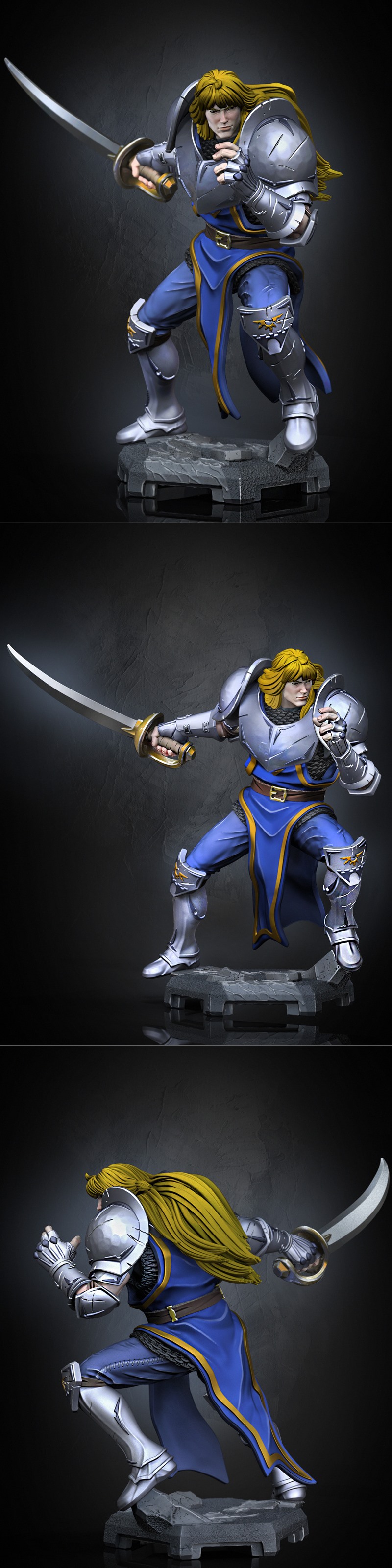 Dragun Studios旗下《兰斯洛特》v2版3D打印模型|Dragun Studios – Lancelot v2 – 3D Print Model STL