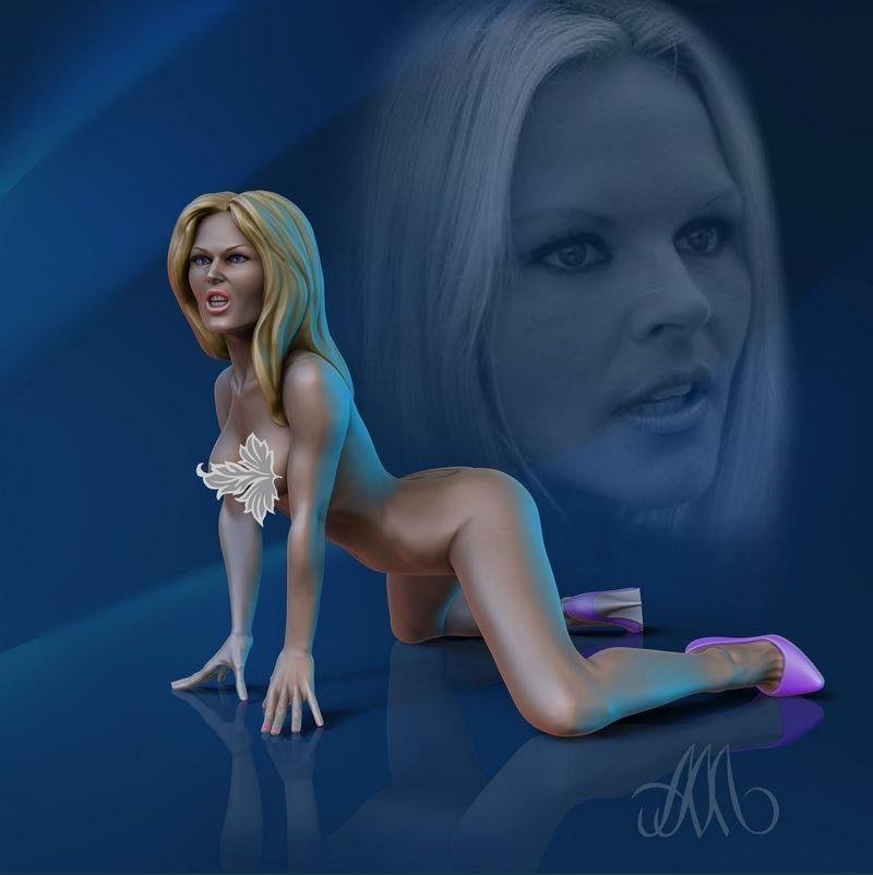 Katja Glieson 3D打印 bikini模型|Katja Glieson – Bikini – 3D Print Model STL