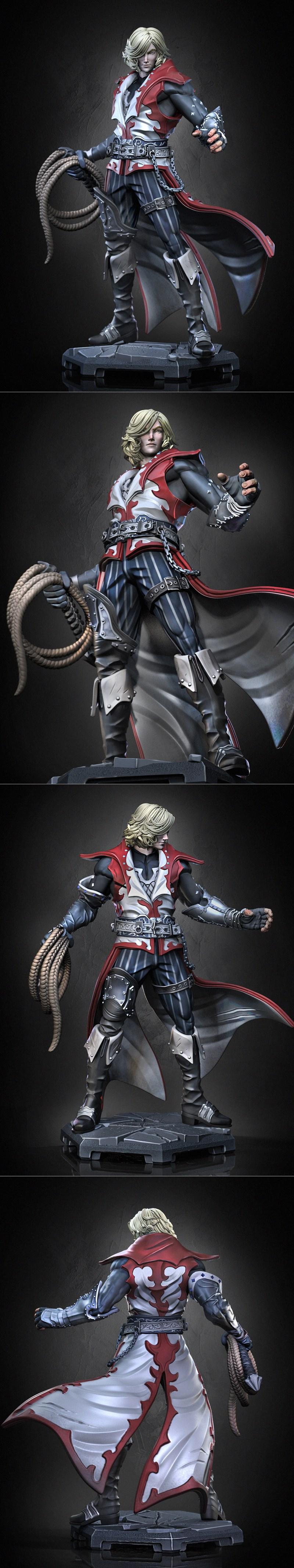 Dragun Studios - 李昂·贝隆 - 3D打印模型|Dragun Studios – Leon Belmont – 3D Print Model STL