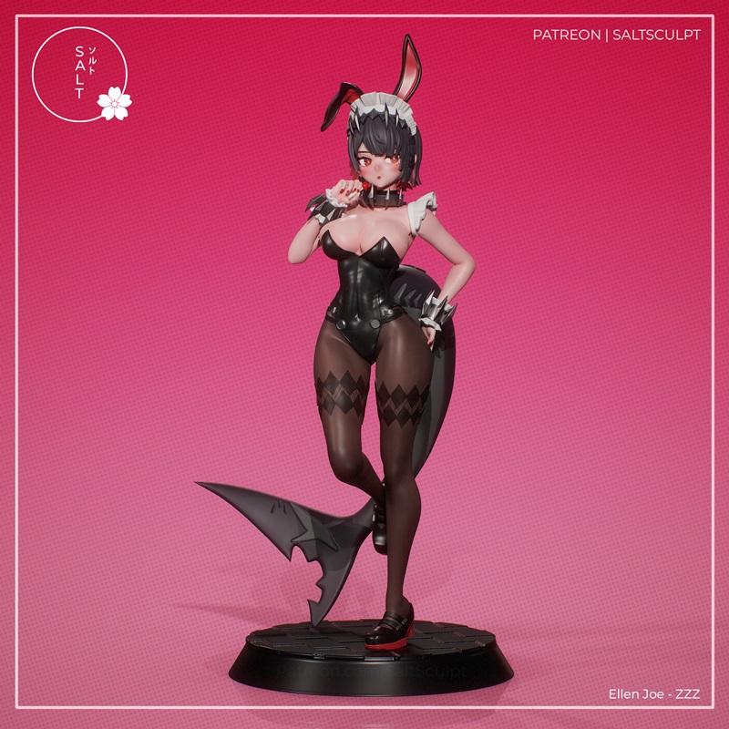 SaltSculpt – Ellen Joe (Bunny) – ZZZ – 3D Print Model STL