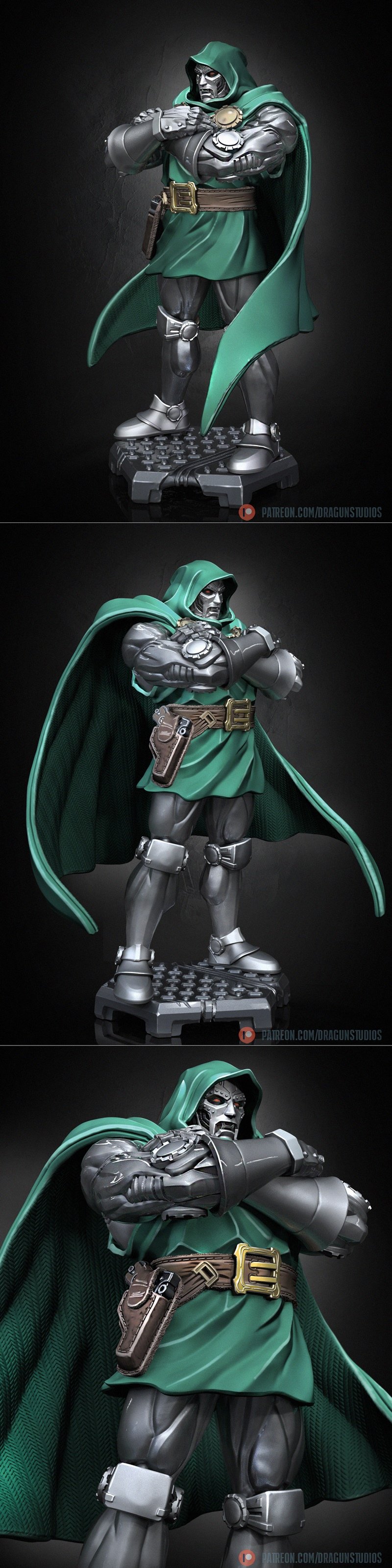 Dragun Studios – Doctor Doom – 3D Print Model STL