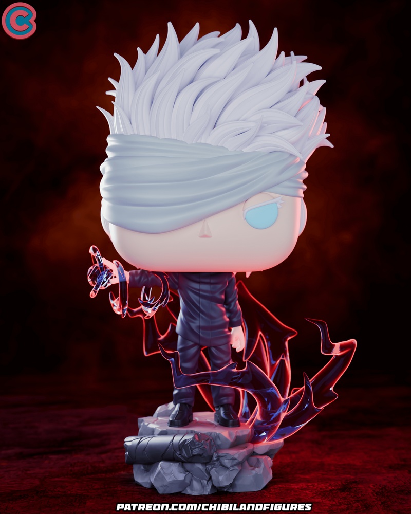 Chibi Land Figures – Satoru Gojo – Jujutsu Kaisen – Funko – 3D Print Model
