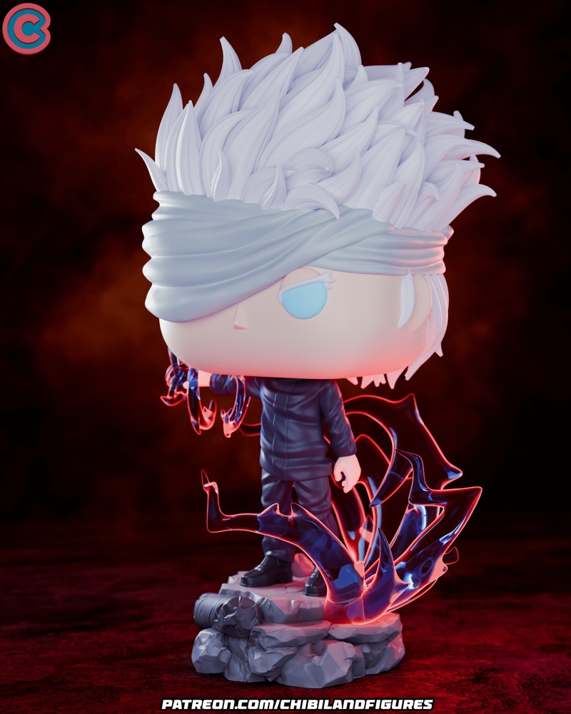 Chibi Land Figures – Satoru Gojo – Jujutsu Kaisen – Funko – 3D Print Model