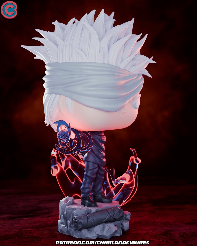 Chibi Land Figures – Satoru Gojo – Jujutsu Kaisen – Funko – 3D Print Model