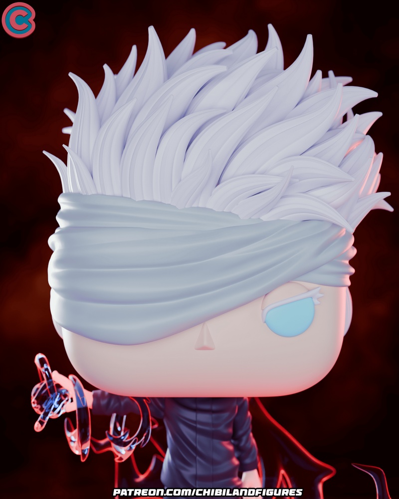 Chibi Land Figures – Satoru Gojo – Jujutsu Kaisen – Funko – 3D Print Model
