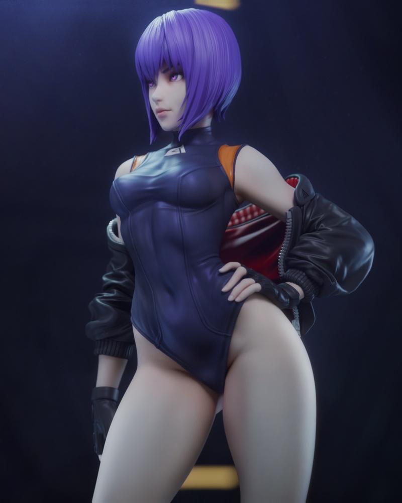 CA3D – Motoko Kusanagi – Ghost in the Shell – 3D Print Model