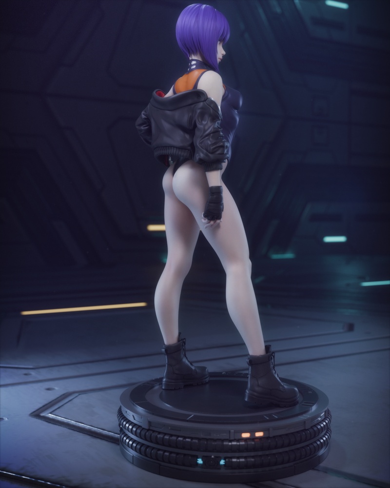 CA3D – Motoko Kusanagi – Ghost in the Shell – 3D Print Model