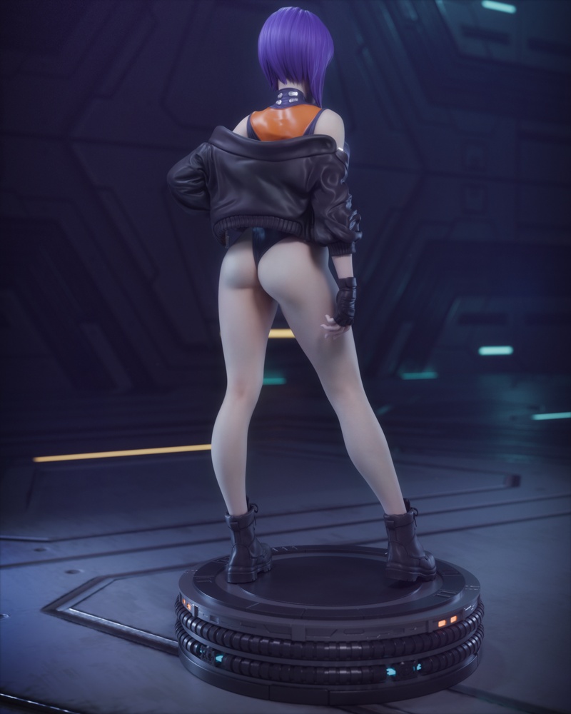 CA3D – Motoko Kusanagi – Ghost in the Shell – 3D Print Model