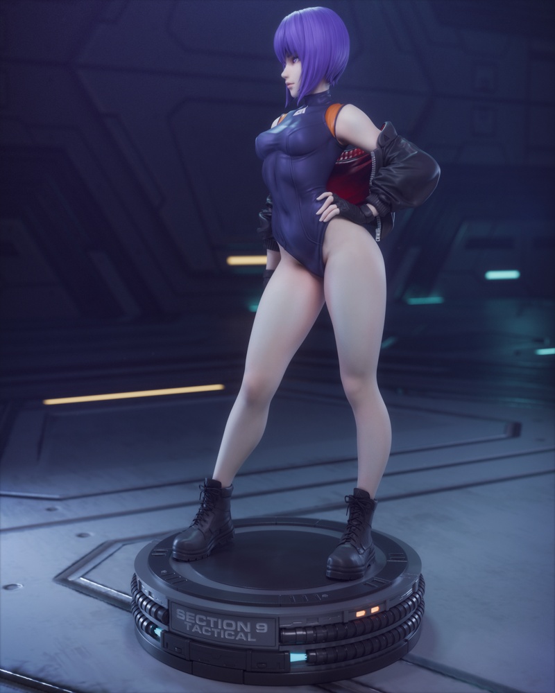 CA3D – Motoko Kusanagi – Ghost in the Shell – 3D Print Model