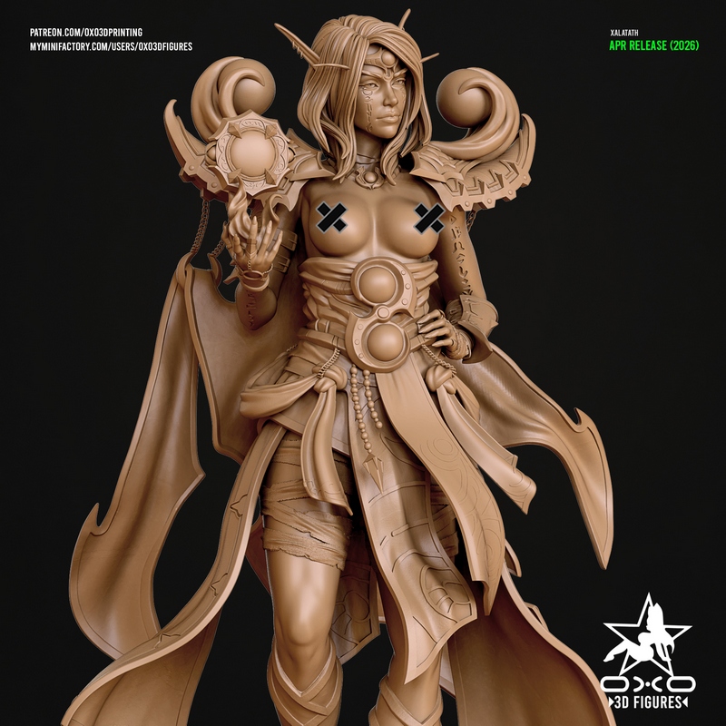 OXO3D – Xalatath Harbinger of the Void NSFW – World of Warcraft – 3D Print Model