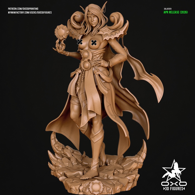 OXO3D – Xalatath Harbinger of the Void NSFW – World of Warcraft – 3D Print Model