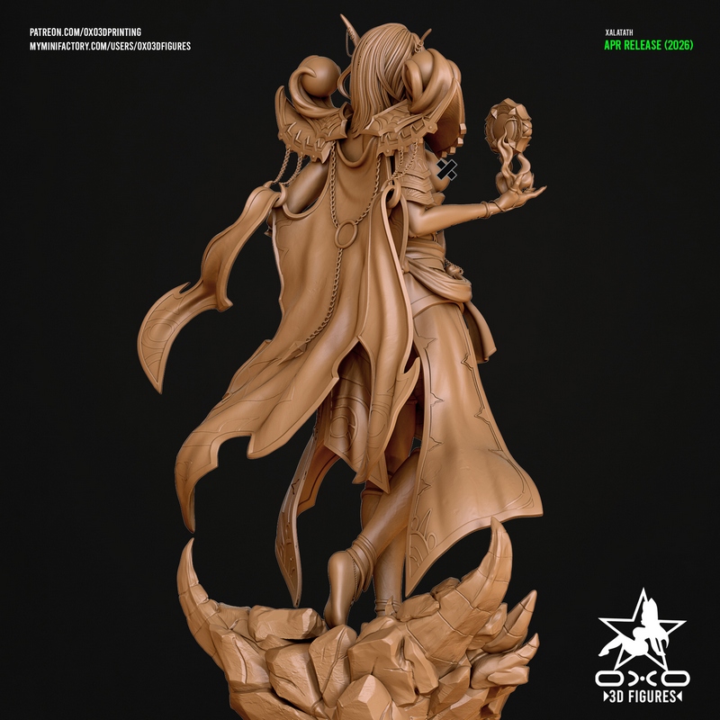 OXO3D – Xalatath Harbinger of the Void NSFW – World of Warcraft – 3D Print Model