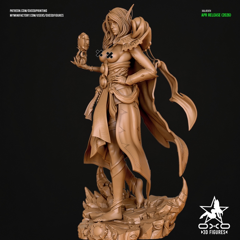 OXO3D – Xalatath Harbinger of the Void NSFW – World of Warcraft – 3D Print Model
