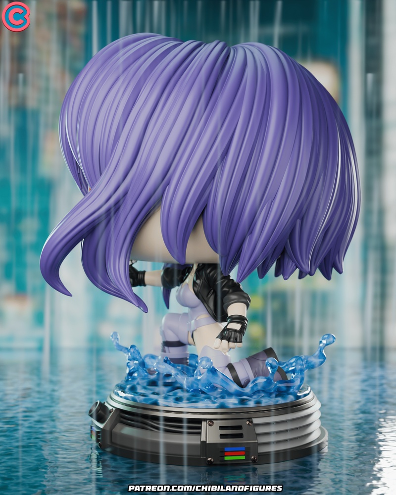 Chibi Land Figures – Motoko Kusanagi – Ghost in The Shell – Funko – 3D Print Model