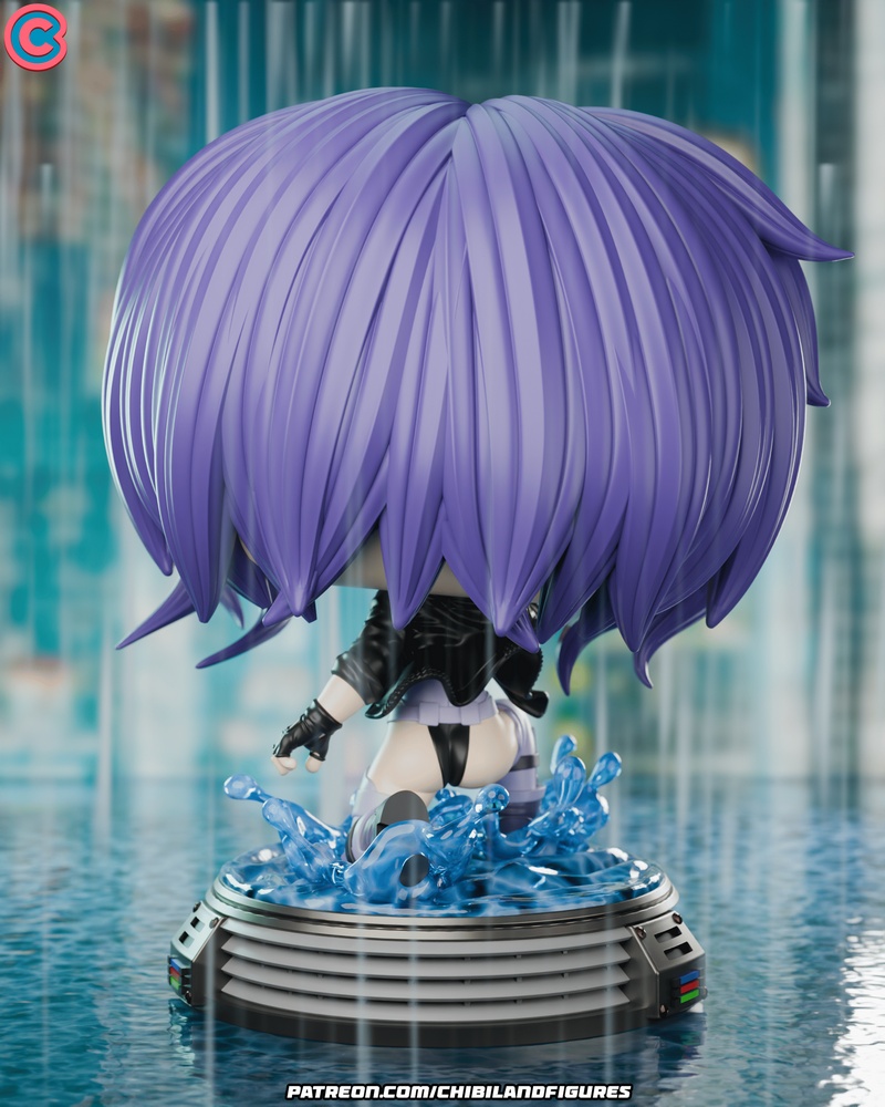 Chibi Land Figures – Motoko Kusanagi – Ghost in The Shell – Funko – 3D Print Model