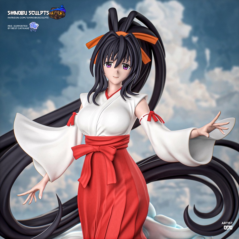 Shinobu Sculpts – Akeno Himejima – High School DxD – 3D Print Model