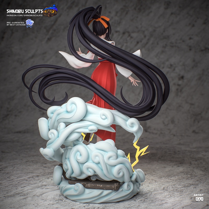 Shinobu Sculpts – Akeno Himejima – High School DxD – 3D Print Model