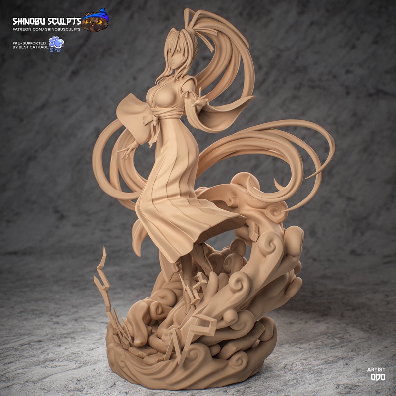 Shinobu Sculpts – Akeno Himejima – High School DxD – 3D Print Model