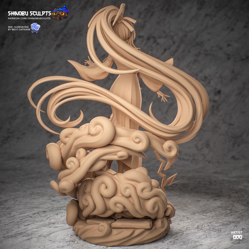 Shinobu Sculpts – Akeno Himejima – High School DxD – 3D Print Model