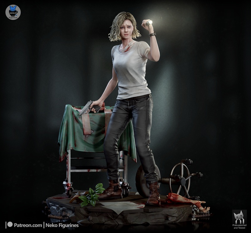 Neko Figurines – Grace Ashcroft Fanart – Resident Evil Requiem – 3D Print Model
