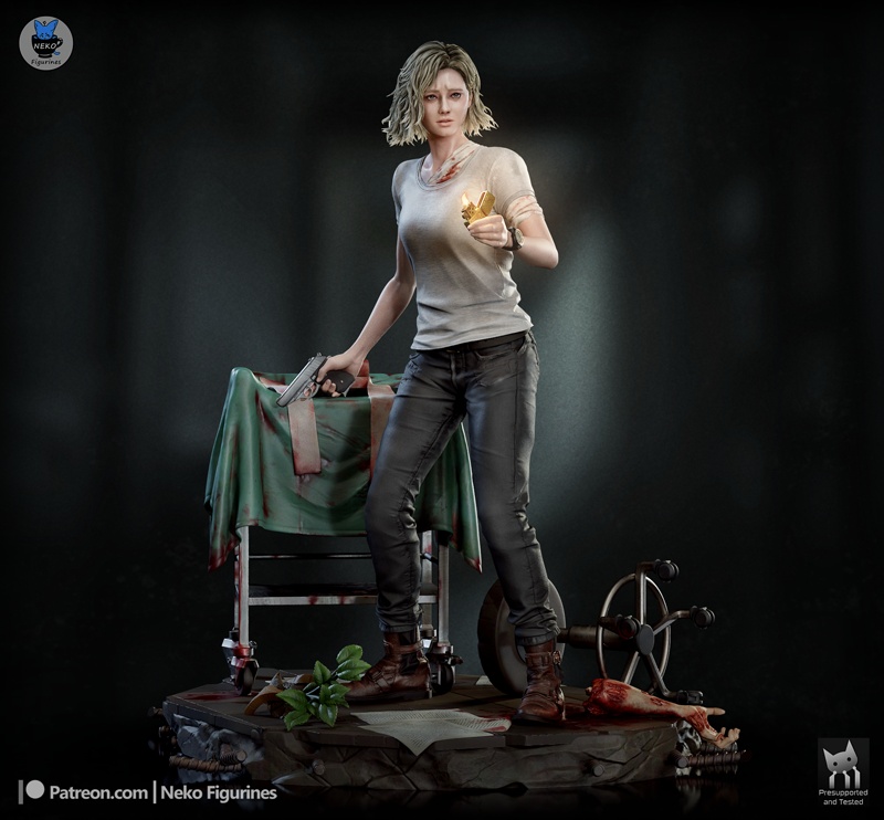 Neko Figurines – Grace Ashcroft Fanart – Resident Evil Requiem – 3D Print Model