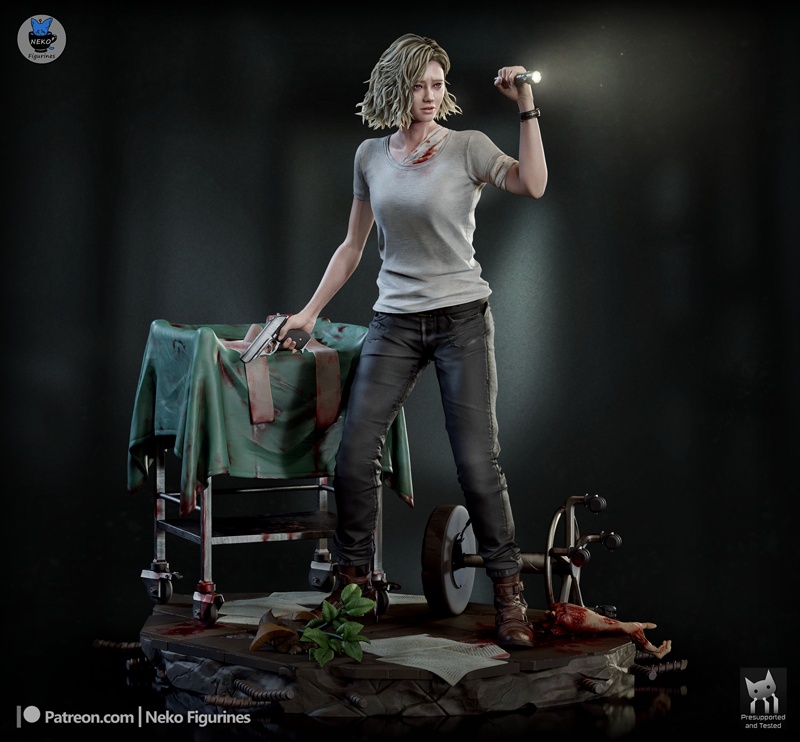Neko Figurines – Grace Ashcroft Fanart – Resident Evil Requiem – 3D Print Model