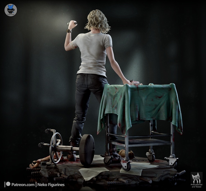 Neko Figurines – Grace Ashcroft Fanart – Resident Evil Requiem – 3D Print Model