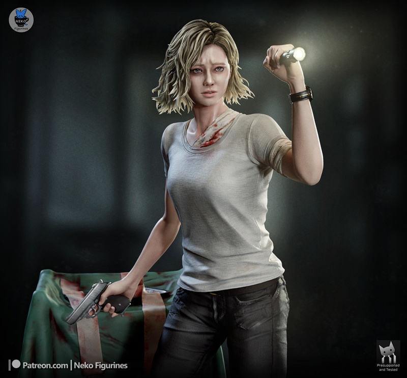 Neko Figurines – Grace Ashcroft Fanart – Resident Evil Requiem – 3D Print Model