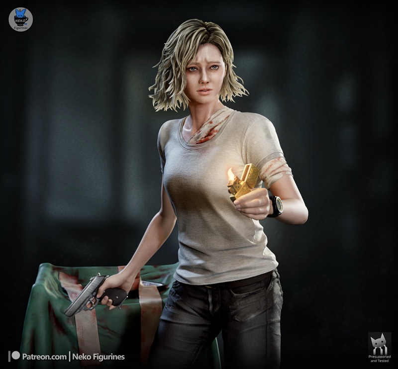 Neko Figurines – Grace Ashcroft Fanart – Resident Evil Requiem – 3D Print Model