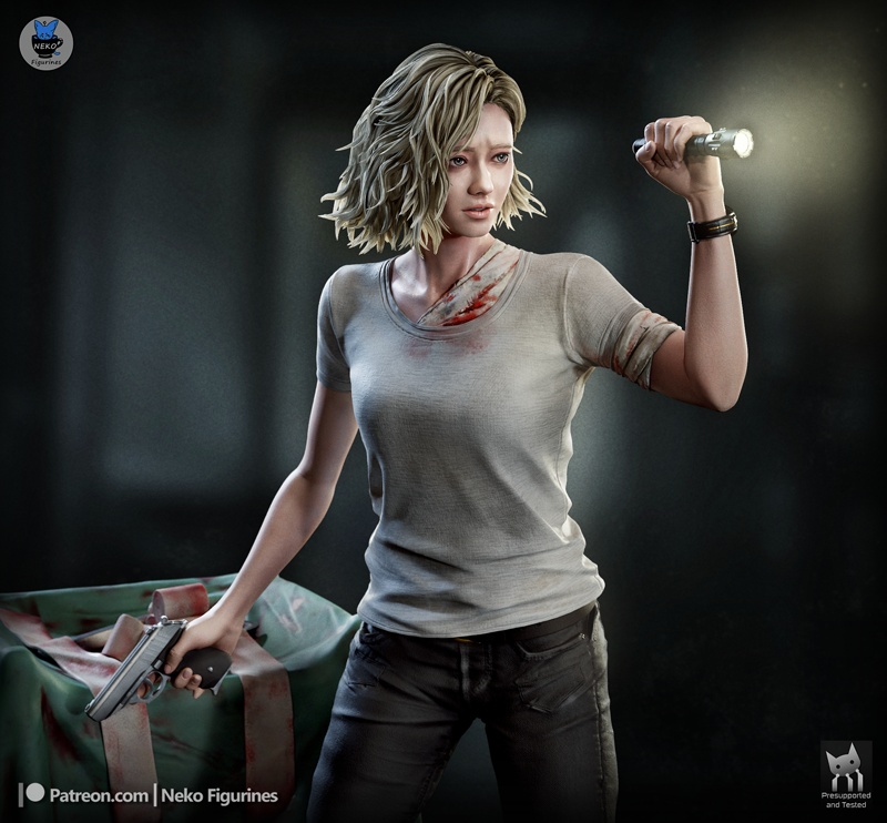 Neko Figurines – Grace Ashcroft Fanart – Resident Evil Requiem – 3D Print Model