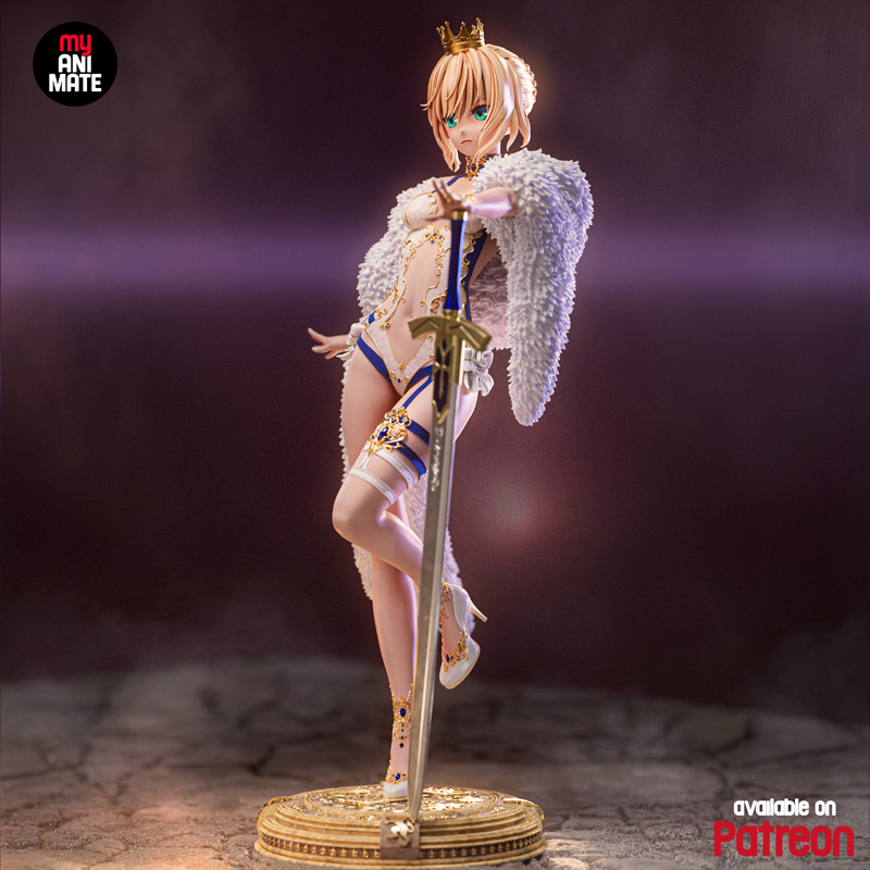 myAnimate – Saber Ecchi – Fate Series – 3D Print Model
