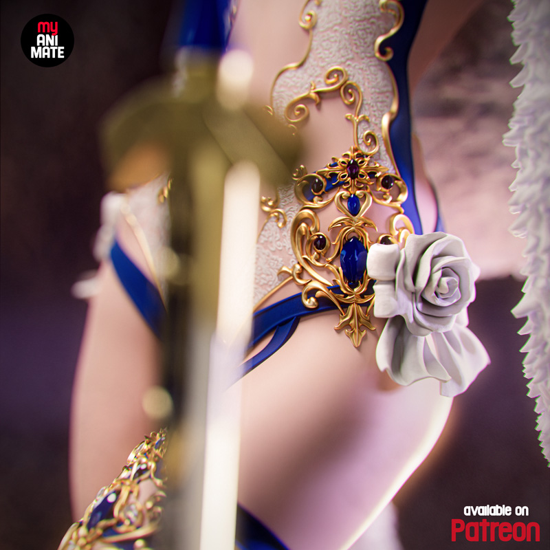 myAnimate – Saber Ecchi – Fate Series – 3D Print Model