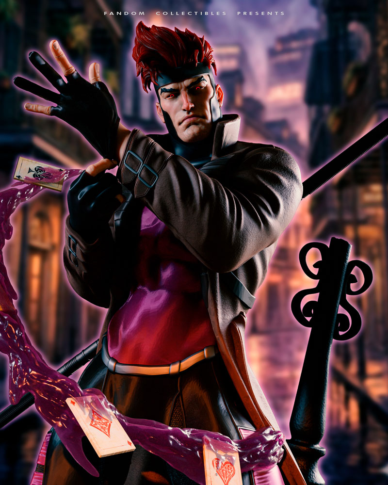 Fandom Collectibles – Gambit – Marvel Legends – 3D Print Mode