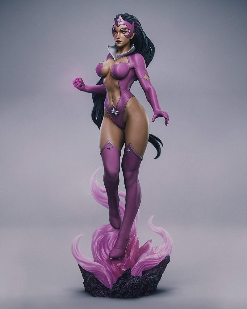 Star Sapphire – DC Comics – 3D Print Model
