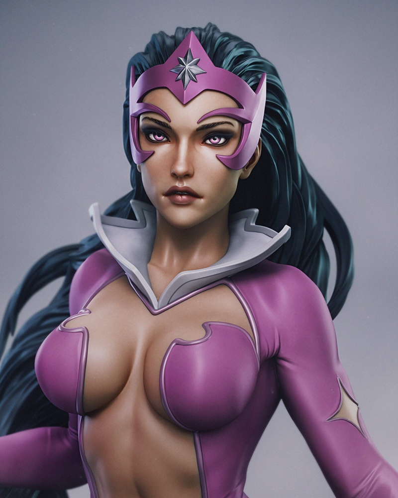 Star Sapphire – DC Comics – 3D Print Model